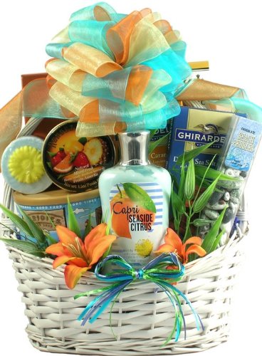 Gift Basket Village Seaside Scent-Station Tropical Spa and Gourmet Gift Basket