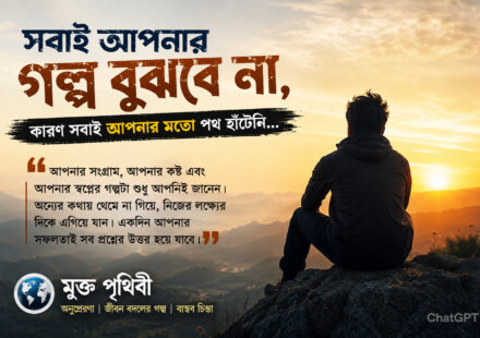 সবাই আপনার গল্প বুঝবে না - বাংলা মোটিভেশনাল স্ট্যাটাস