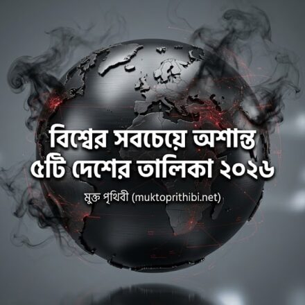 ২০২৬ সালের বিশ্বের সবচেয়ে অশান্ত ৫টি দেশের তালিকা - মুক্ত পৃথিবী