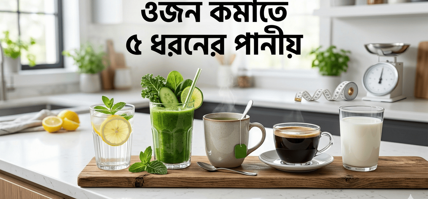 ওজন কমাতে সাহায্য করে এমন ৫টি স্বাস্থ্যকর পানীয়